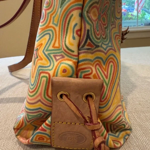 Dooney & Bourke rare rainbow doodle y2k purse - Picture 6 of 12
